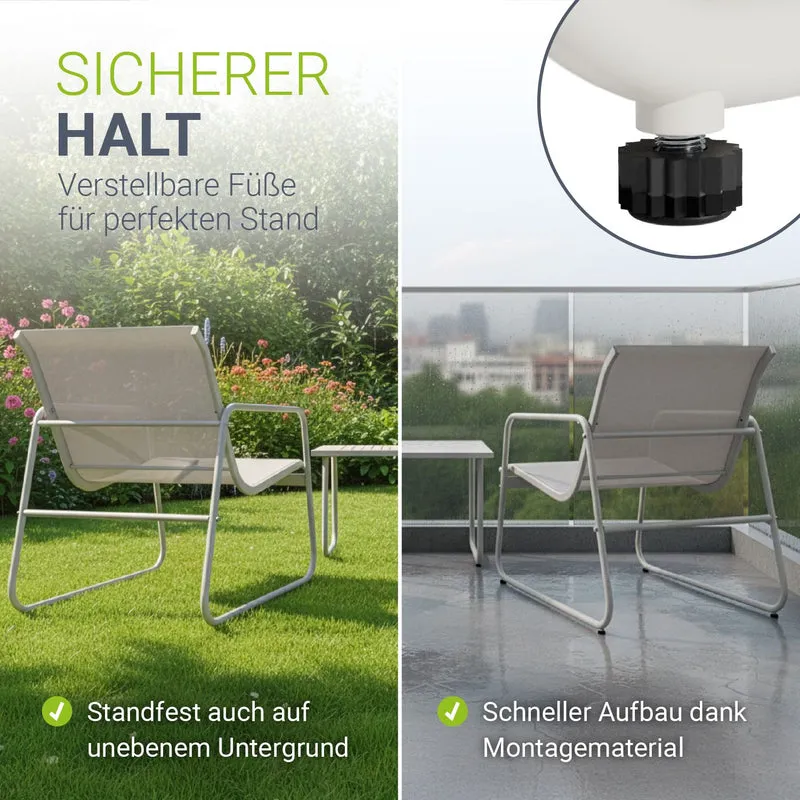 Gartenmöbelset Genua 4-teilig
