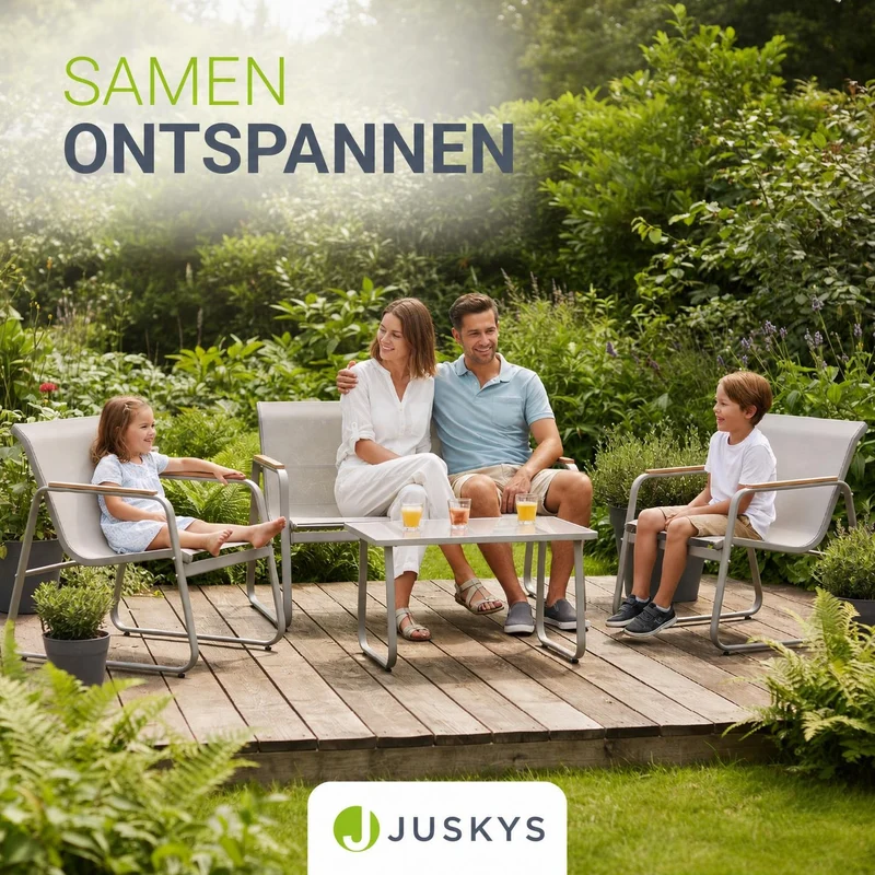 Gartenmöbelset Genua 4-teilig