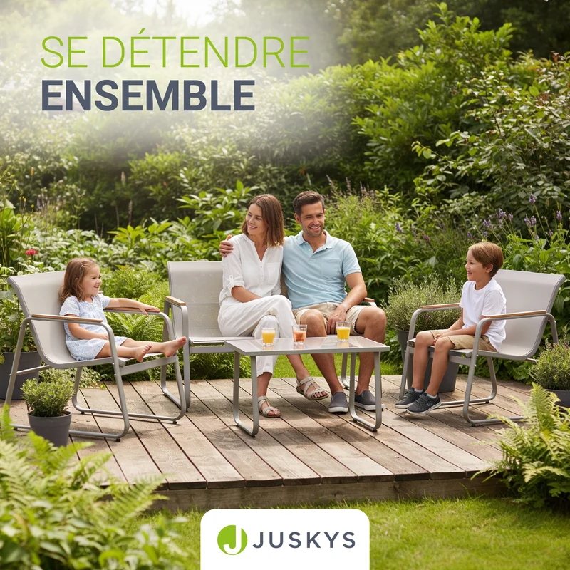 Gartenmöbelset Genua 4-teilig