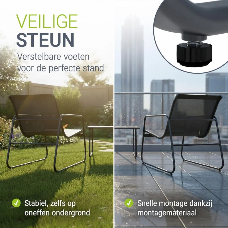 Gartenmöbelset Genua 4-teilig