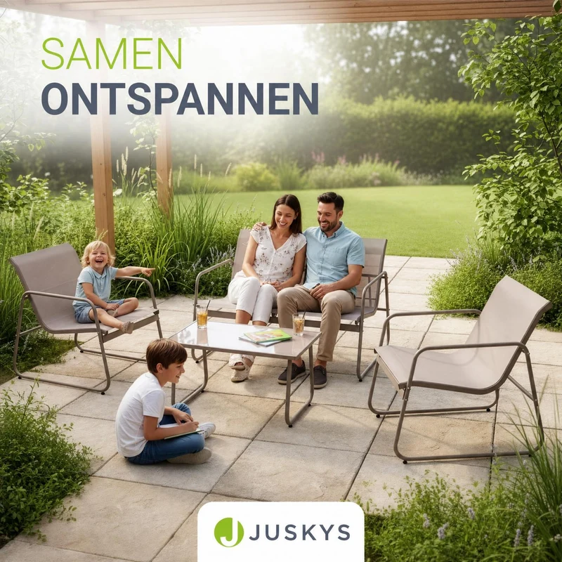 Gartenmöbelset Genua 4-teilig