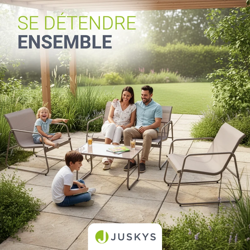 Gartenmöbelset Genua 4-teilig