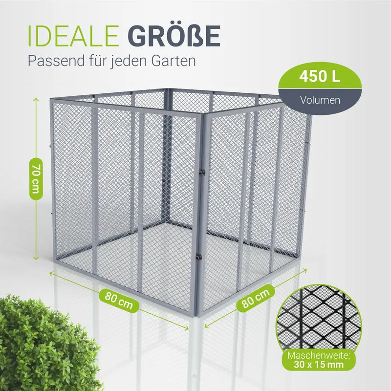 Metall Komposter für Gartenabfälle