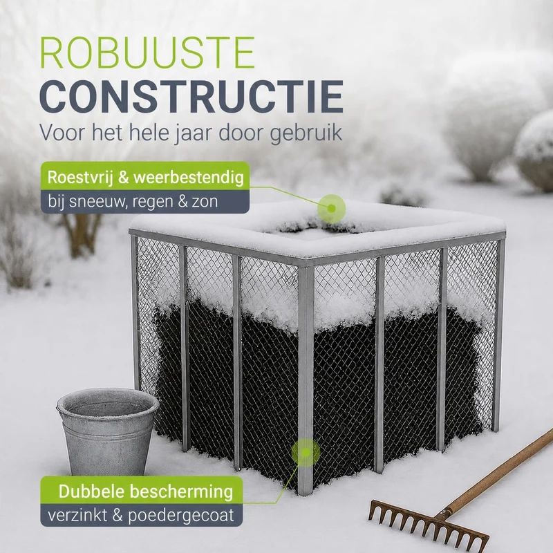 Metall Komposter für Gartenabfälle