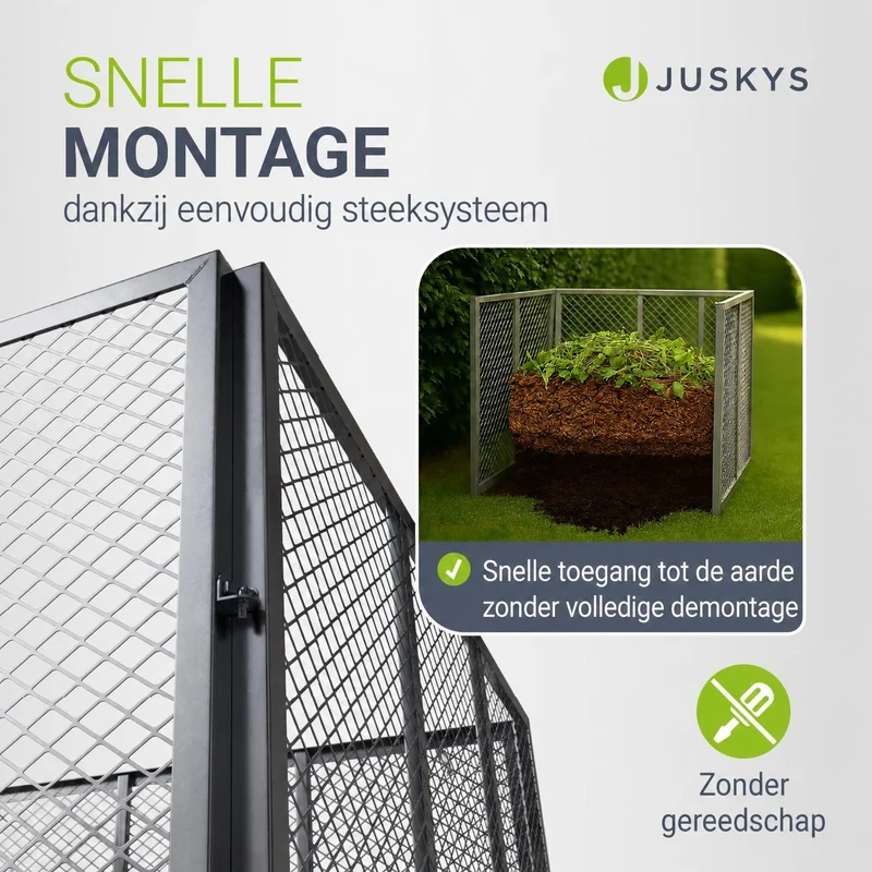 Metall Komposter für Gartenabfälle