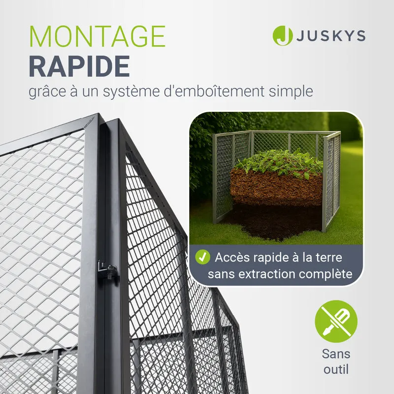 Metall Komposter für Gartenabfälle