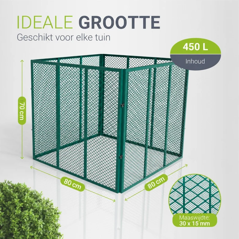 Metall Komposter für Gartenabfälle