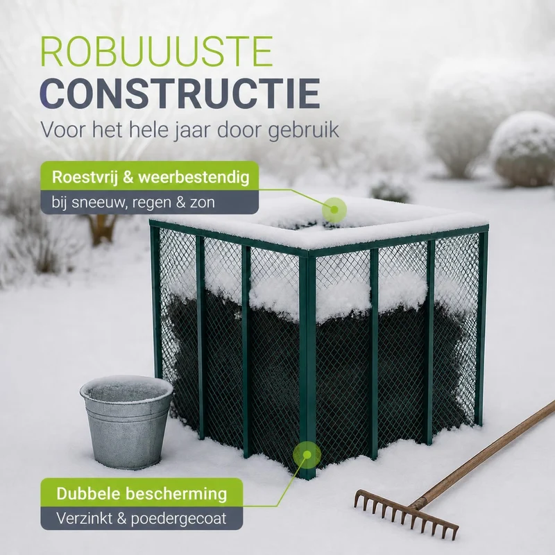 Metall Komposter für Gartenabfälle