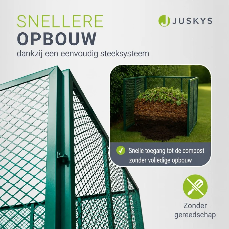 Metall Komposter für Gartenabfälle