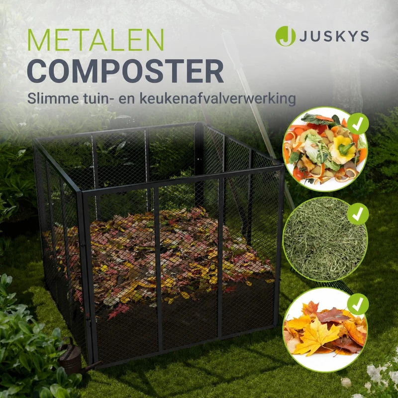 Metall Komposter für Gartenabfälle