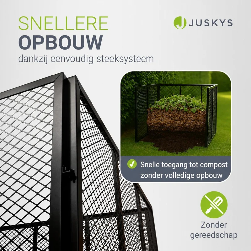 Metall Komposter für Gartenabfälle