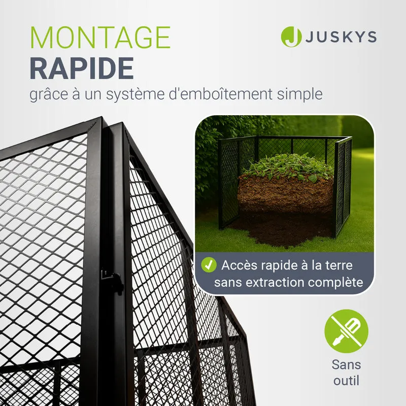 Metall Komposter für Gartenabfälle