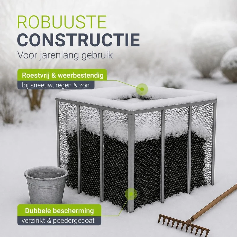 Metall Komposter für Gartenabfälle