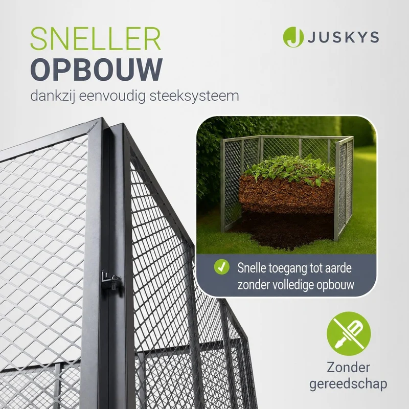 Metall Komposter für Gartenabfälle