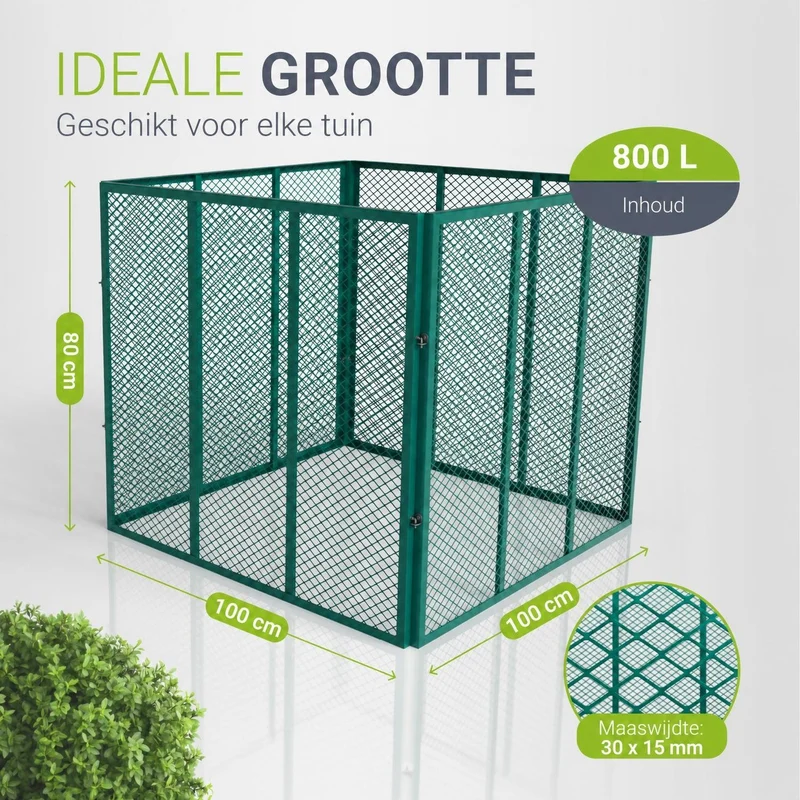 Metall Komposter für Gartenabfälle