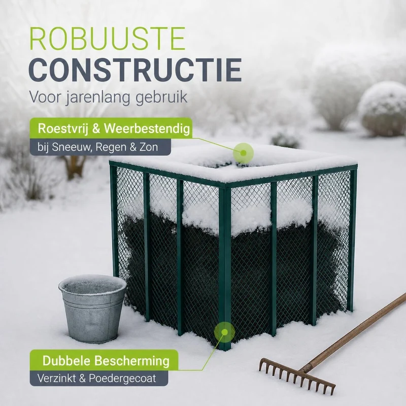 Metall Komposter für Gartenabfälle