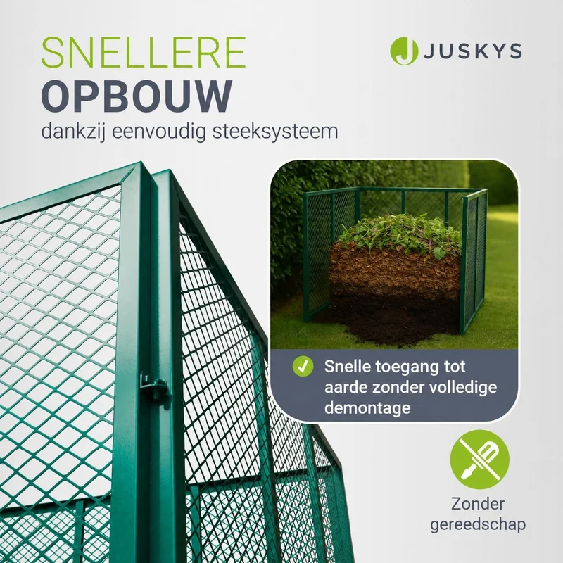 Metall Komposter für Gartenabfälle
