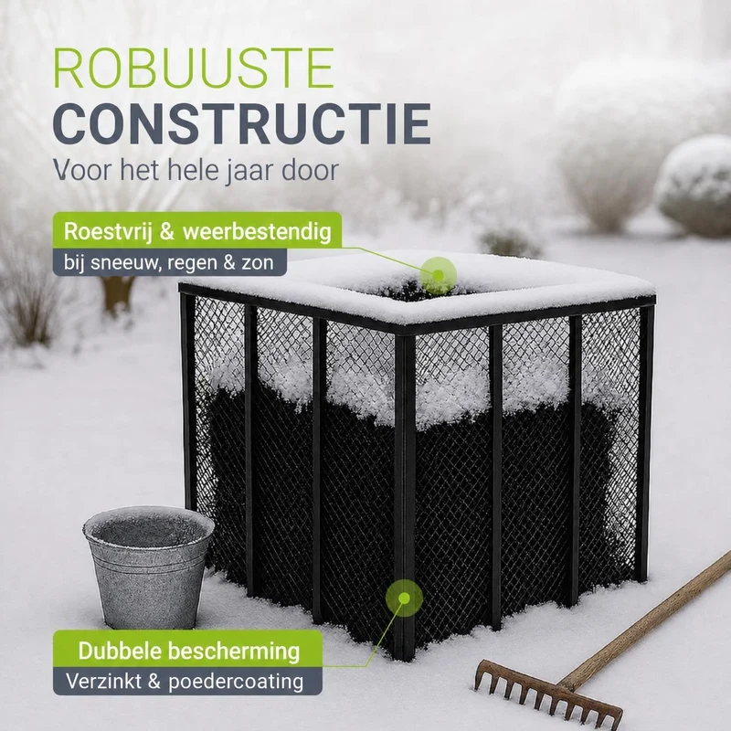 Metall Komposter für Gartenabfälle