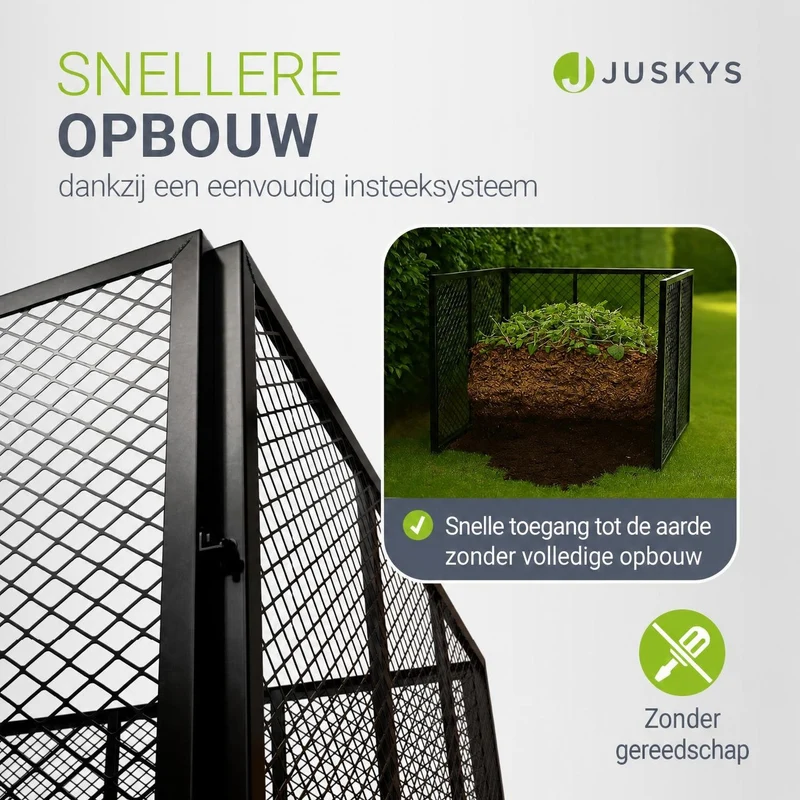Metall Komposter für Gartenabfälle