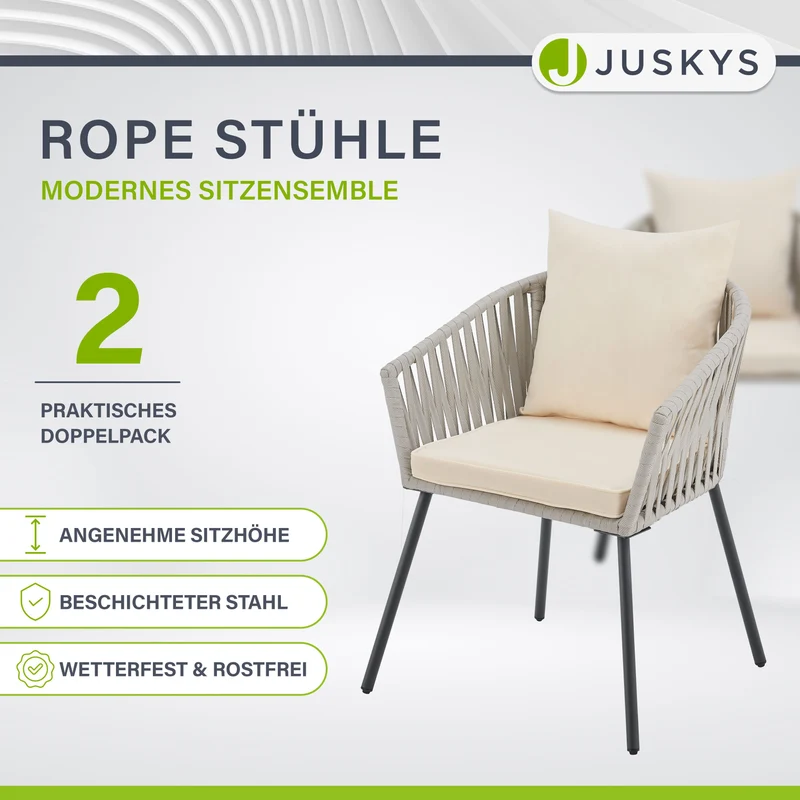 2er-Set Rope Stühle