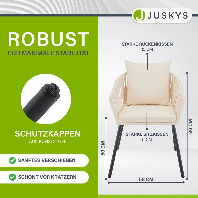 2er-Set Rope Stühle