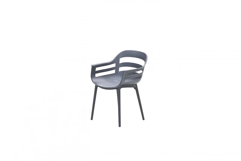 Garden Impressions Ceasar tuinstoelen set van 4 antraciet