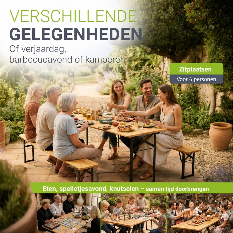 Bierzeltgarnitur Bichl 170 cm