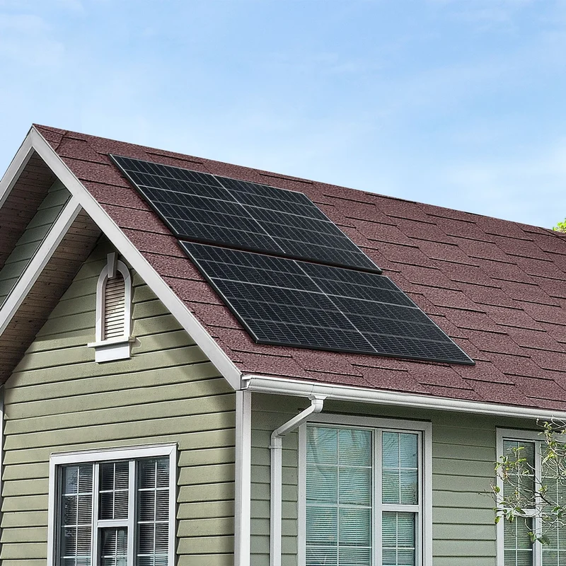 Solaranlage Set mit 8 Longi 400 W Solarpaneele & Wechselrichter
