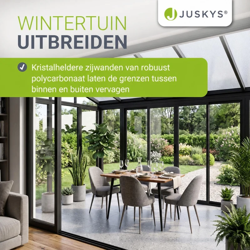 Wintergarten mit Acryl-Verglasung