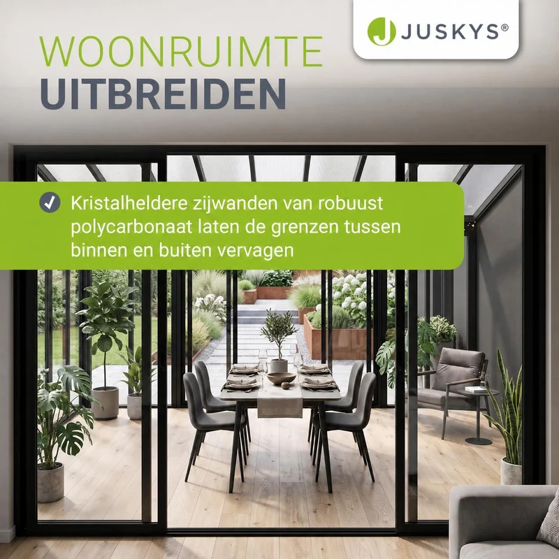 Wintergarten mit Acryl-Verglasung