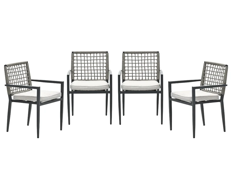 Garden Impressions Florance tuinstoelen set van 4 stapelbaar