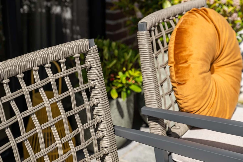Garden Impressions Florance tuinstoelen set van 4 stapelbaar