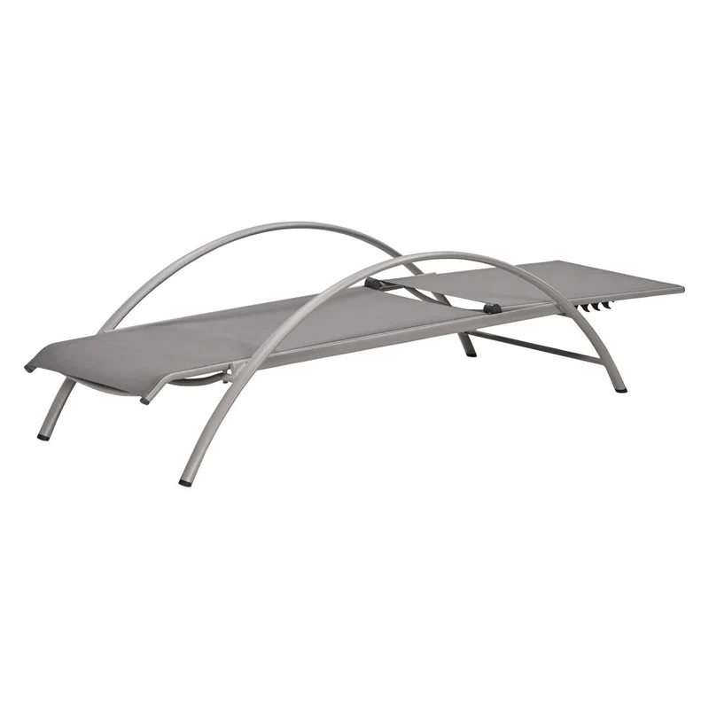 Garden Impressions Limone aluminium ligbed - taupe - taupe textileen