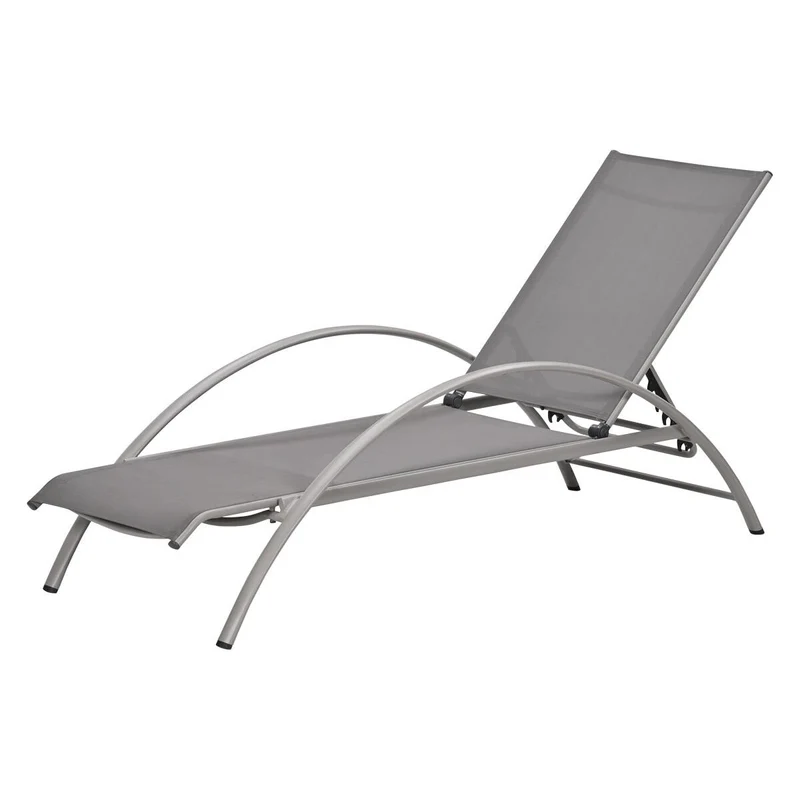 Garden Impressions Limone aluminium ligbed - taupe - taupe textileen