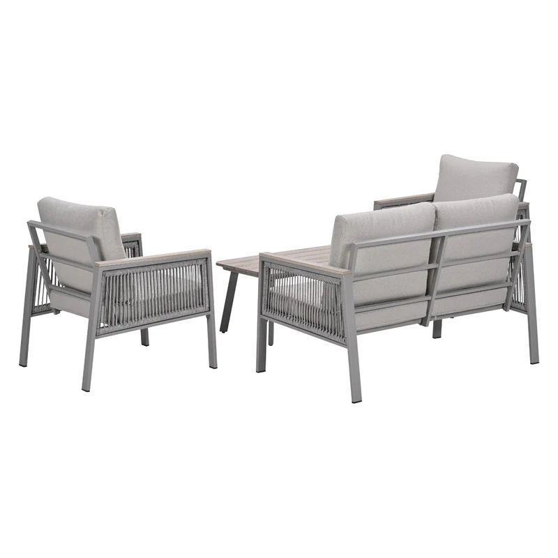 Garden Impressions Preci aluminium loungeset - taupe - desert sand