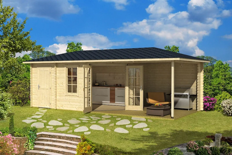 Lasita Maja Gartenhaus Modell Aruba 3