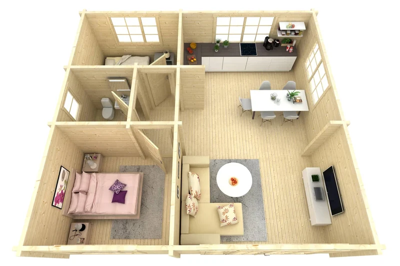 Casa Lignea Ferienhaus Modell Hans