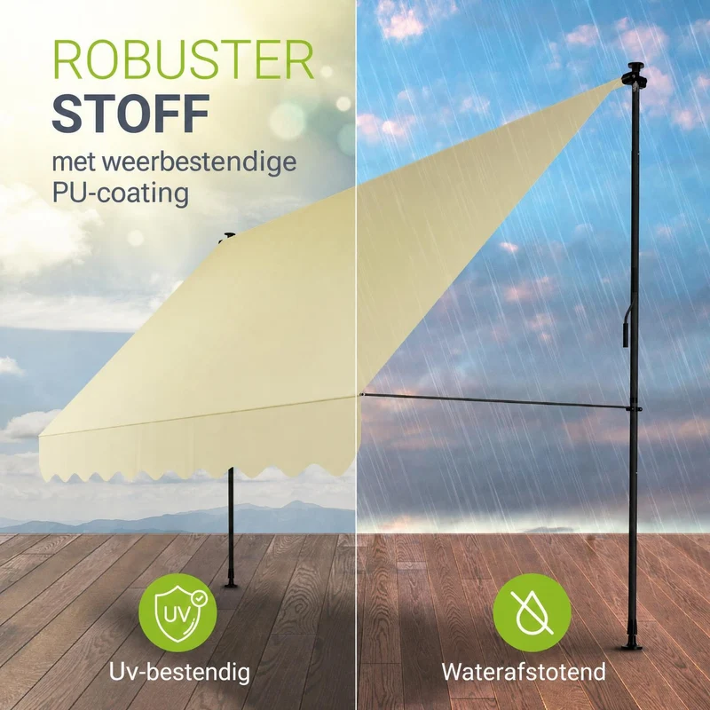 Klemmmarkise Kapstadt mit Handkurbel