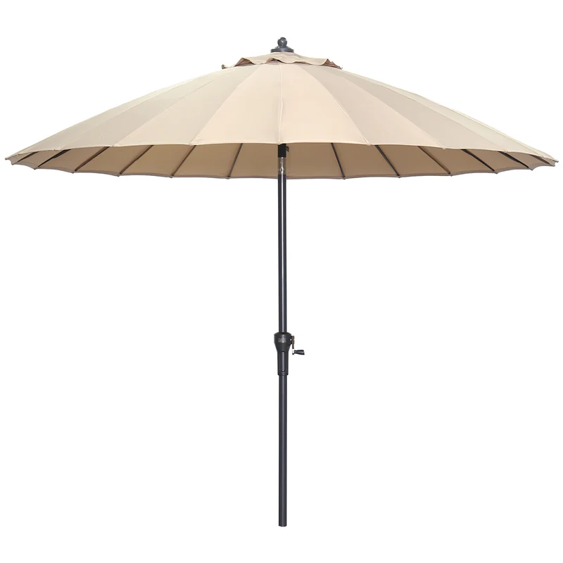 Garden Impressions Manilla parasol - Ø250 cm - carbon black - taupe