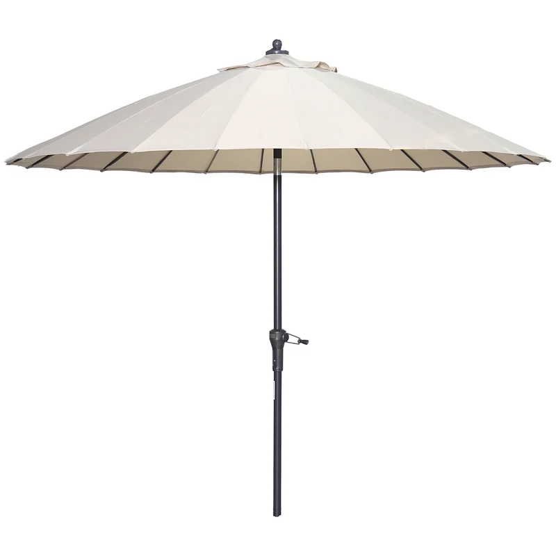 Garden Impressions Manilla parasol - Ø250 cm - carbon black - ecru