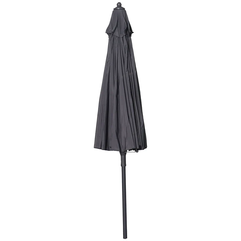 Garden Impressions Manilla parasol - Ø250 cm - carbon black - donker grijs