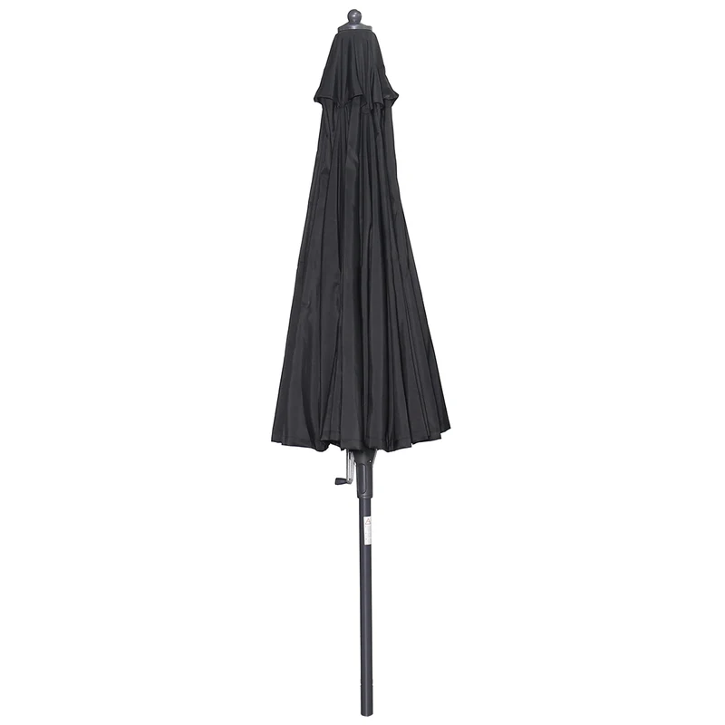 Garden Impressions Manilla parasol - Ø250 cm - carbon black - zwart