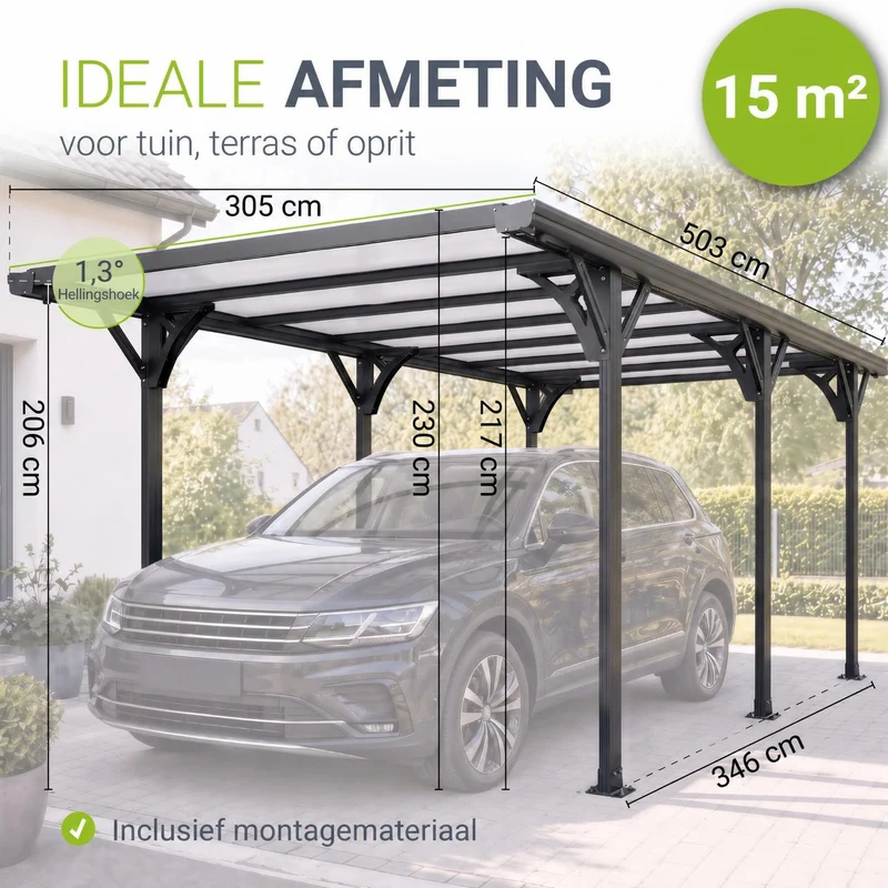 Carport 5x3 m - diverse Modelle