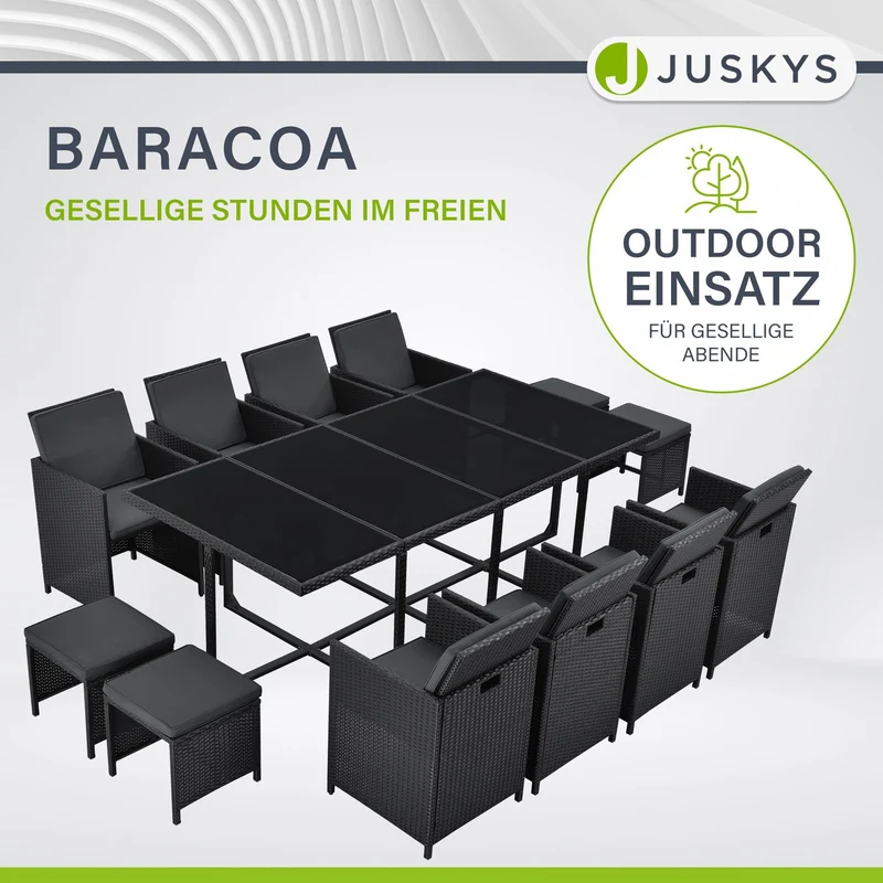 Polyrattan Sitzgruppe Baracoa