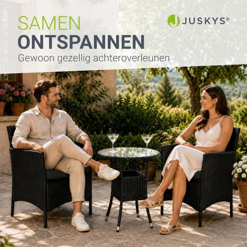 Polyrattan Balkon Set Bayamo