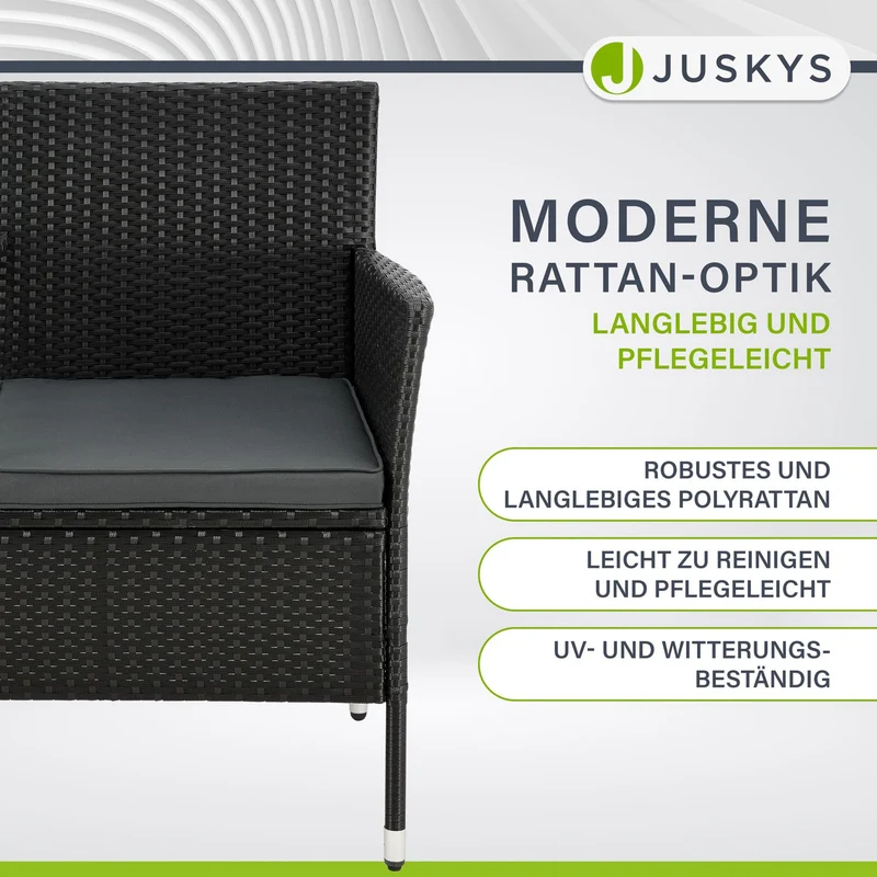 Polyrattan Sitzbank Monaco