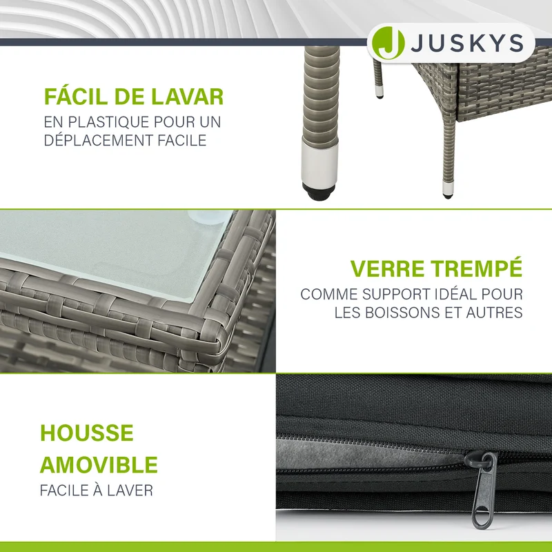 Polyrattan Sitzbank Monaco