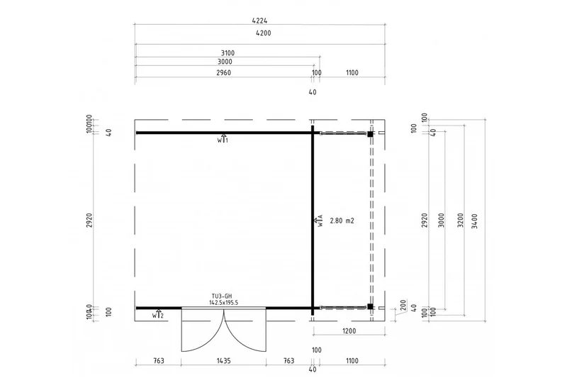 Casa Lignea Anlehngartenhaus Vibius