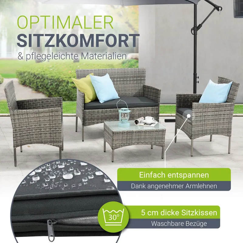 Polyrattan Sitzgruppe Fort Myers