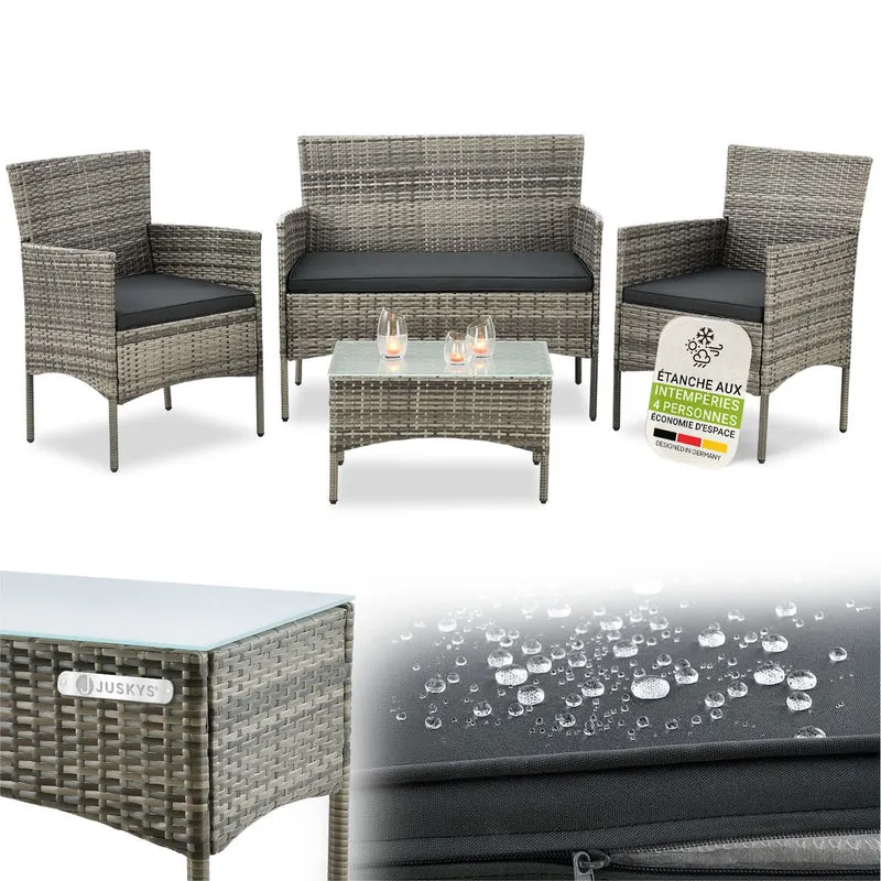Polyrattan Sitzgruppe Fort Myers